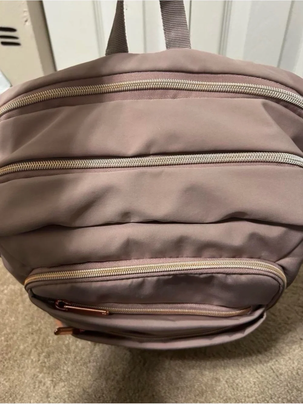 Men's Everyday Backpack in Dusty Rose - Minimal Design